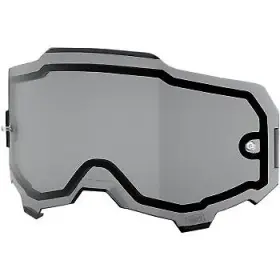 59051-00002 100% Replacement Lens For Armega Goggles - Dual Vented Smoke 8366825