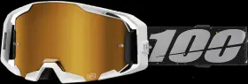 50060-00007 100-percent Fits 100% Armatic Goggle - Rapidracer Mirror True Gold
