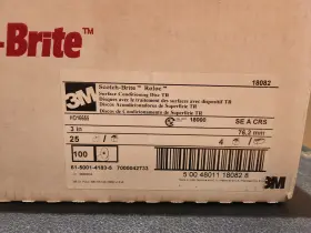 18082 3m 3 Inch Scotch Brite Roloc Coarse Surface Conditioning Discs Case Of 100