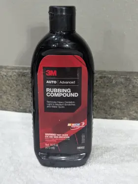 546128 3m Polishing Rubbing Compound #39002 16 Fl Oz Bottle 473ml 70% Full