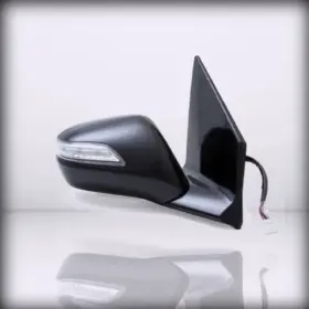 63039h Fit System - Passenger Side Mirror For Acura Mdx Black Ptm With Turn Signa