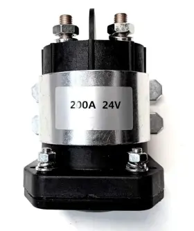 114-2411-020 A.a 605941834105 24v 24 Volt Solenoid 4 Terminal 200 Amp Replaces Trombetta