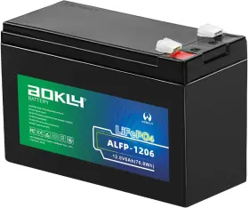 Alfp-1206 A Aokly 12v 6ah Lifepo4 Battery Rechargeable 6ams Deep Cycle Lithium Iron