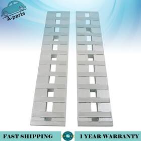 A-parts-a Apt31812 2pcs Aluminum 6500 Lbs Truck Car Auto Trailer Ramps Hook End Knife 60 Inch X12 New