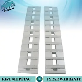 Apt31812 A-parts-a 2pcs Aluminum 6500 Lbs Truck Car Auto Trailer Ramps Hook End Knife 60 Inch X12 New