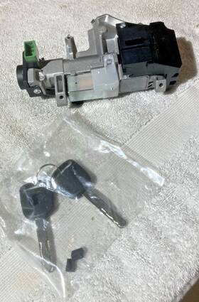 Aa Ignition 35100-sda-a71aa Switch Lock Cylinder Assembly By With Chip Id48 Keys