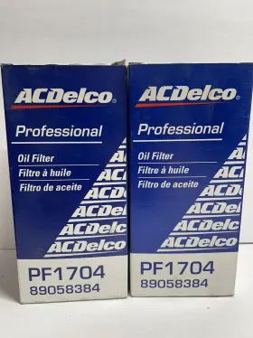 89058384 Ac Delco Pf1704 Lot Of 2 New Oil Filters