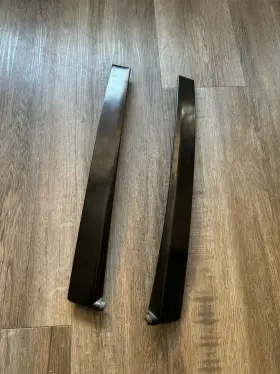 72470-s00-a000 Acura Honda Civic 96-00 Coupe Door Sash Garnish Vertical Pillar Molding Trim Edge Oem
