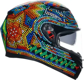 2118381004001l Agv K3 Rossi Winter Test 2018 Helmet
