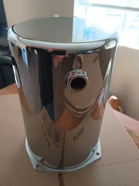 T1465 Alcoa Chrome Lowrider Hydraulic Tank Single Port