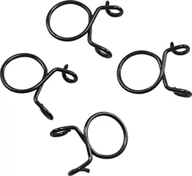 Fs00057 All Balls Parallel Wire Clamp Refill Kit 12mm Black 4-pack