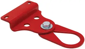 All22312 Allstar Performance Tow Loop - Bolt-on Swivel Steel Red Paint