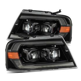 Alpharex 880136 Pro-series Projector Headlights For Ford F-150 2004-2008 Chrome