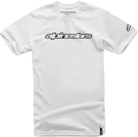 1036720152010l Alpinestars Wordmark T-shirt - White/black Large