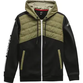 1211110021067xl Alpinestars Sz Xl Black/olive Alltime Hybrid Jacket