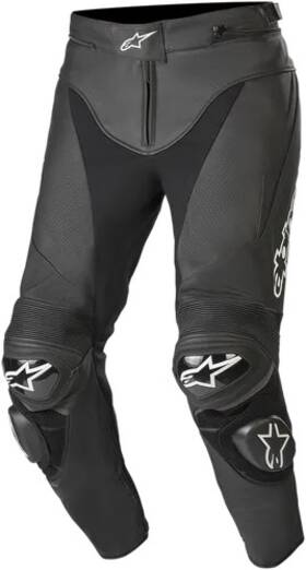 Alpinestars 3129019-10-44-29-0 Adult Men Track V2 Leather Pants 28 Black