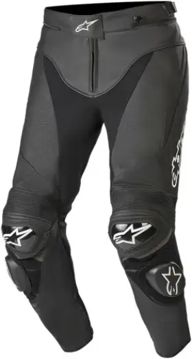 3129019-10-44-29-0 Alpinestars Adult Men Track V2 Leather Pants 28 Black