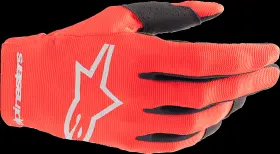 3541824-385-2x Alpinestars Youth Radar Gloves - Mars Red/silver Part