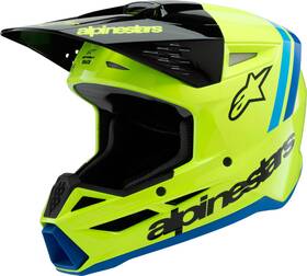Alpinestars 8301825-5017-ym Sm3 Youth Radium Helmet Ylw Fluo/blk/blue Off-road 2018-2024