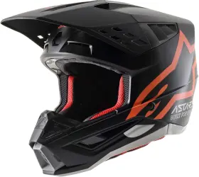 Helmet-83033211149-xxl Alpinestars 83033211149-xxl Sm5 Compass Black/orange Matte 2xl