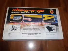 400u Altec 616043132914 Show N Go License Plate Manual Holder Vintage Drag Strip Product
