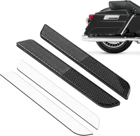 Aedfzdx23r423ads Amazicha Saddlebag Saddle Bag Reflectors Black Latch 5.7 X 0.75 Inches