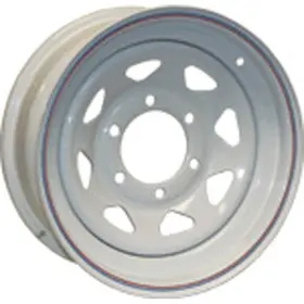 20124 American Tire 12 Wheel 4 Hole Galvanized Spoked