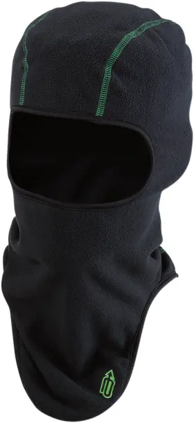 2503-0364 Arctiva Balaclava Fleece - Black/green For Large/xl
