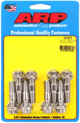400-8016 Arp 672036044398 Fits Sport Compact M10 X 1.25 48mm Stainless Accessory Studs 8