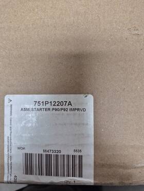 Asm 751p12207a New Old Stock Part #751p12207a Electric Starter