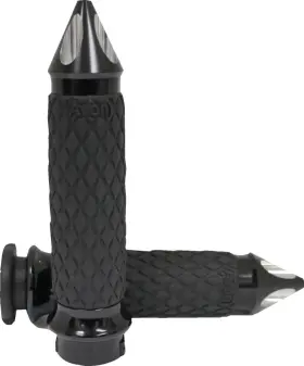 Dia-65-an-fl-sp Avon Grips - Diamond Contour Spike Black Tbw