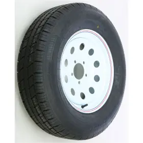 Ta2055012-71r205c-x Awc Trailer Tire And Wheel Assembly White