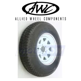 Ta2056012-71bh78d Awc Bias D/8 Ply 8 Spoke Trailer Tire/wheel Kit For Xv