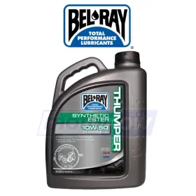 99550-b4lw Bel-ray Thumper Racing Works Full Synthetic Ester 4t Engine Oil Cn