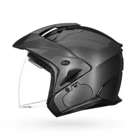 7000746 Bell Helmets Mag-9 Open Face Motorcycle Helmet Gloss Titanium - Large