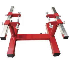 Smi2084-trd Bikemaster Adjustable Mx Engine Stand Red