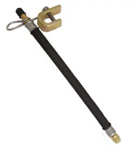 Ve-dw9 Blackjack Tire Repair 9 Inch 28 Cm Epdm Rubber Valve Extension With Clamp For Dual Wheels