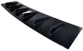 Bxpp-26004 Blox Racing 08 Mitsubishi Lancer Vortex Generator - Abs Black