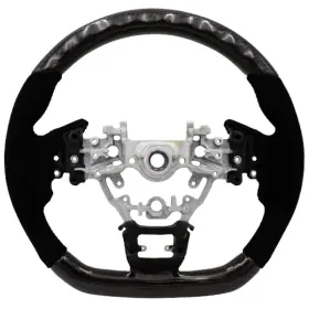 Bxsw-50020-b Bloxracing Blox Racing 22 Subaru Carbon/alcantara Steering Wheel Black Stitching