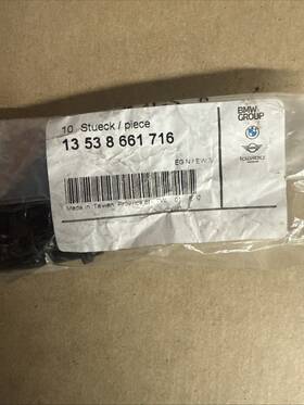 Bmw Genuine Oem 13-53-8-661-716 Fuel Injector Screw 5x30-10.9 13538661716 B48 B58 Rail 8 Pack