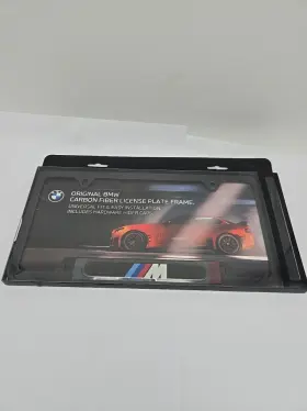 82-12-5-a1c-494 Bmw Genuine Oem Inch M Performance Black Finish License Frame -