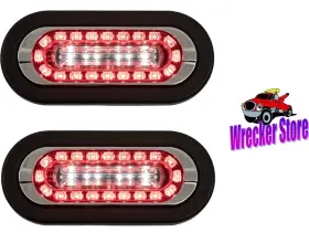 5626261 Bp Qty. 2 Combination 6 Inch Led Stop/turn/tail/backup Light With Grommets And Plugs