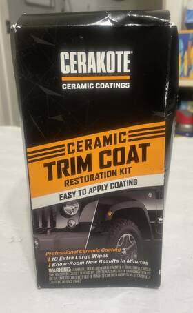 Branded R-tkit1004 Cerakote Ceramic Trim Coat Kit Quick Plastic Restorer