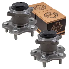 43202-4af0a Brock 4087-0022-2 Pair Set Rear Wheel Hubs And Bearings Assembly For 13-18 Nissan Sentra