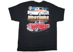 Bros55594-xl Brothers Trucks 1955-59 Chevy/gmc T-shirt - Black