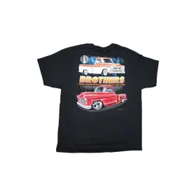 Bros55595-xxl Brothers Trucks 1955-59 Chevy/gmc T-shirt - Black