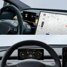 Bbtslhud009 Bunnybird Tesla Heads-up Display - 9 Inch Hd Carplay Touchscreen Navigation