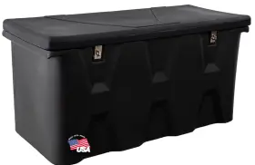 1707020 Buyers Products Hitch-mounted Poly Cargo Carrier Black