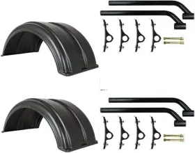 8590017 Buyers Products Fits 16 Inch - 17 Wheels Plastic Truck Fenders Missing Hardware
