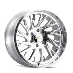 9114 Cali Off-road 729419156183 Offxroad Purge Polished 22x12 6x135 X51mm 87.1mm